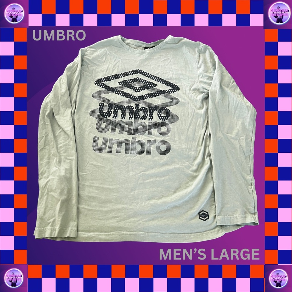 Umbro Light Green long sleeve shirt